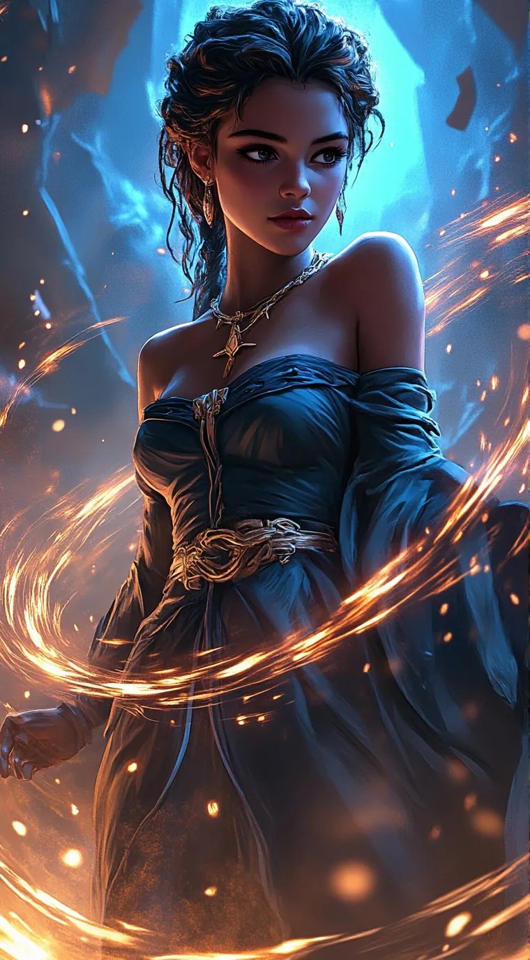 ai character: Nina  background