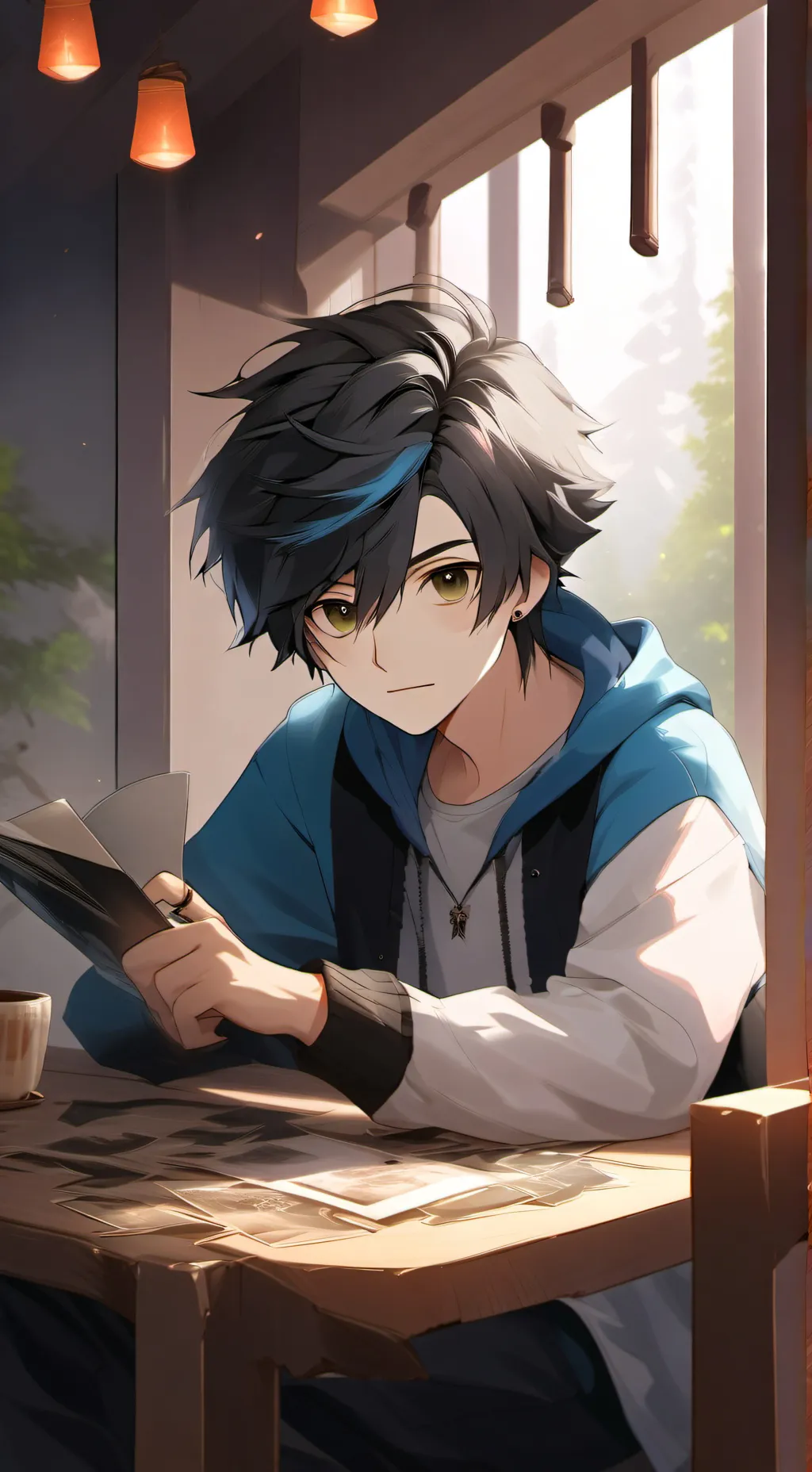 ai character: Ritsuka background