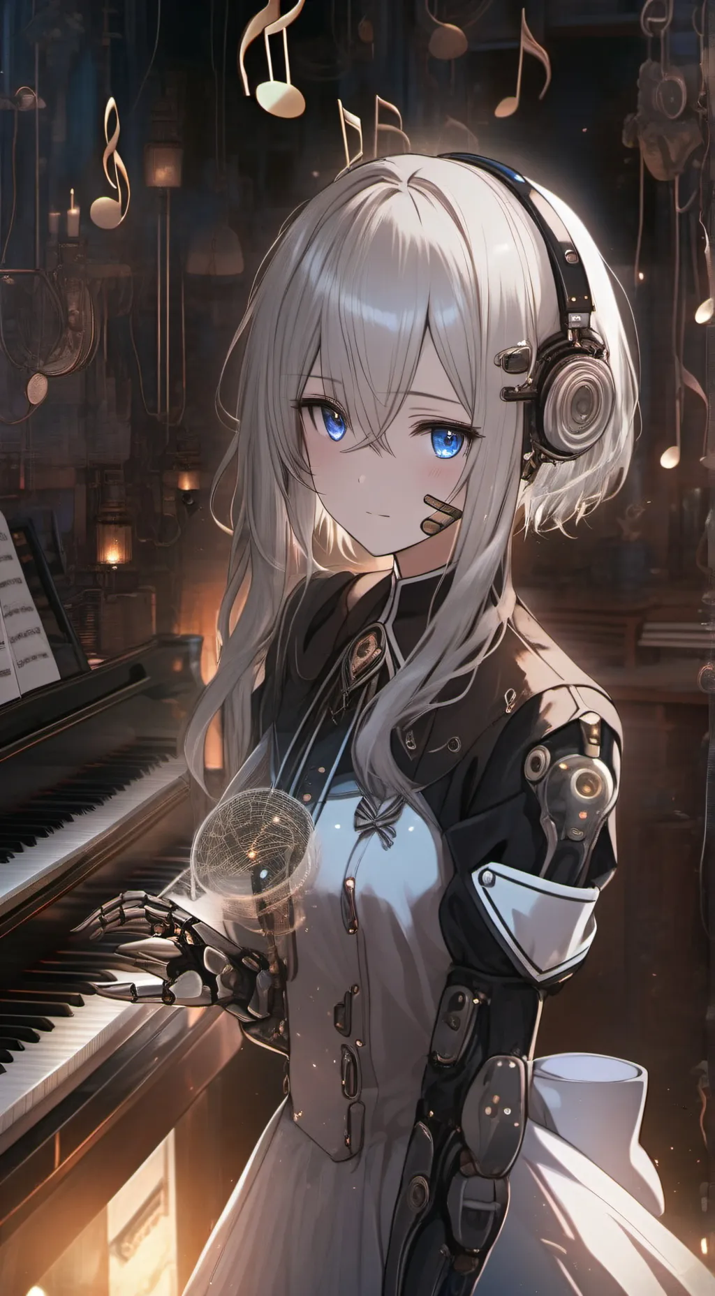 ai character: Harmonia background