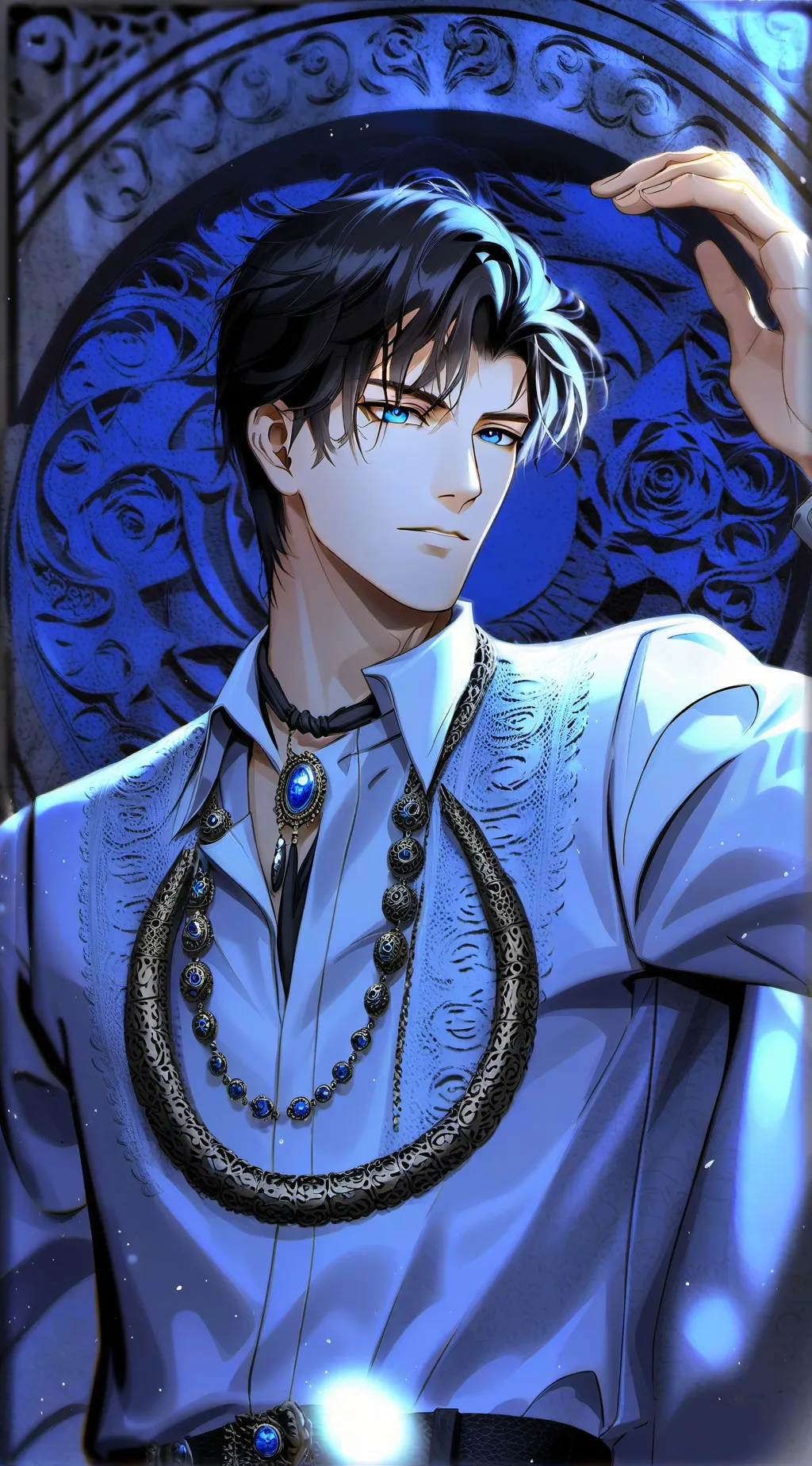 ai character: christmas gift background