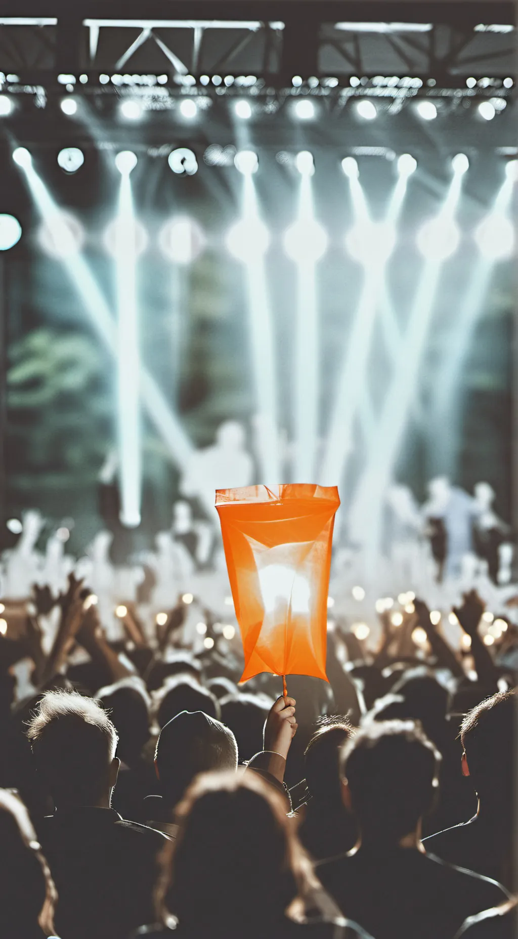 ai character: Concert  background