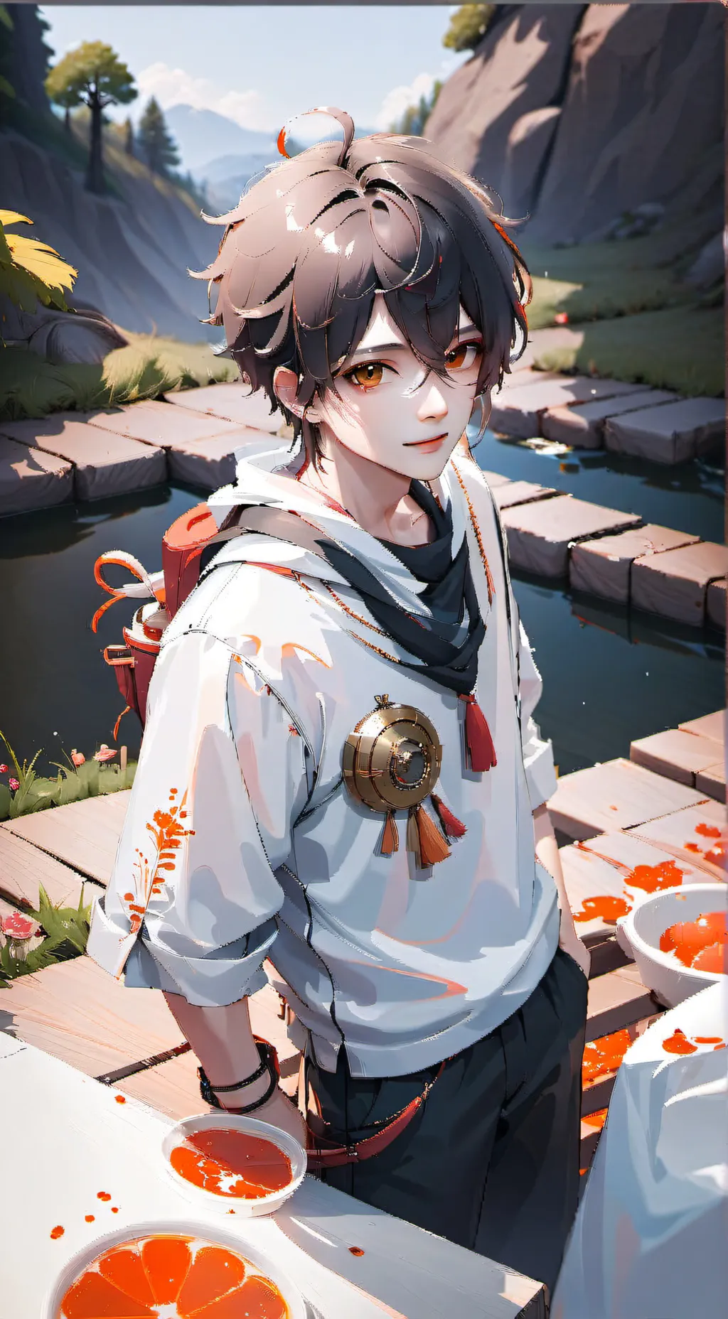 ai character: random dude  background