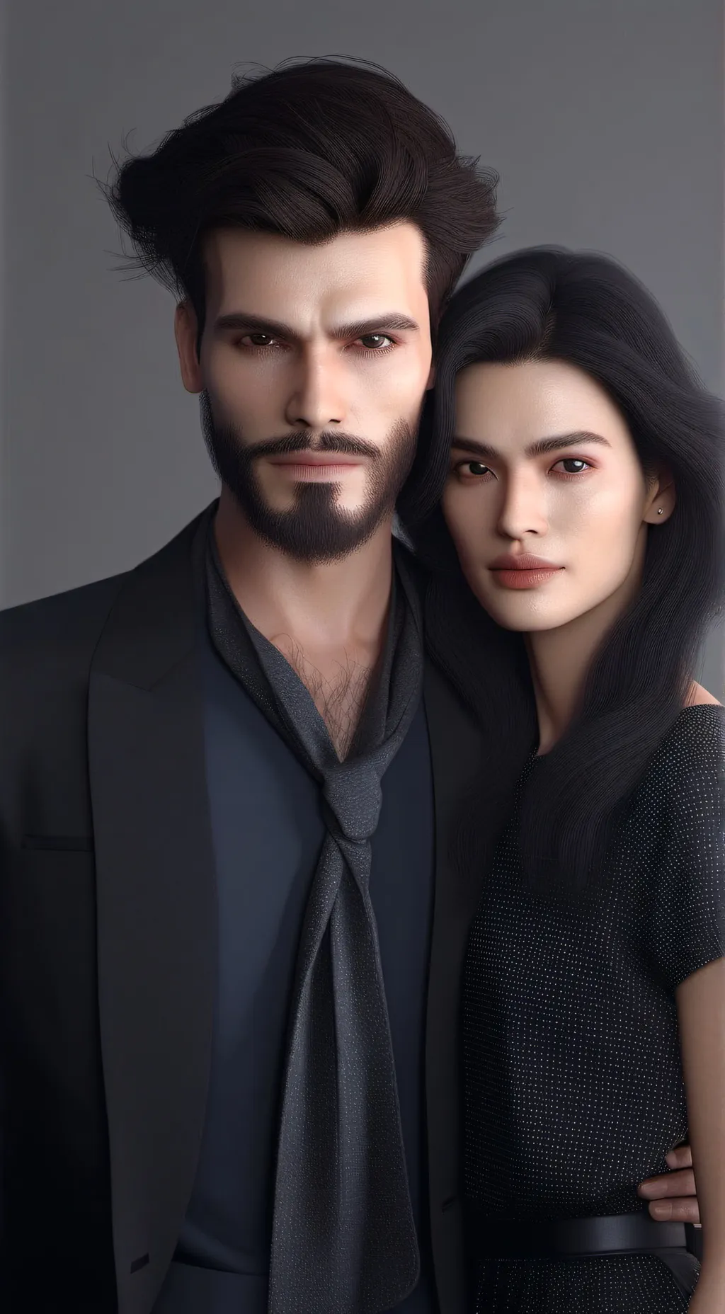 ai character: Max and Megan  background