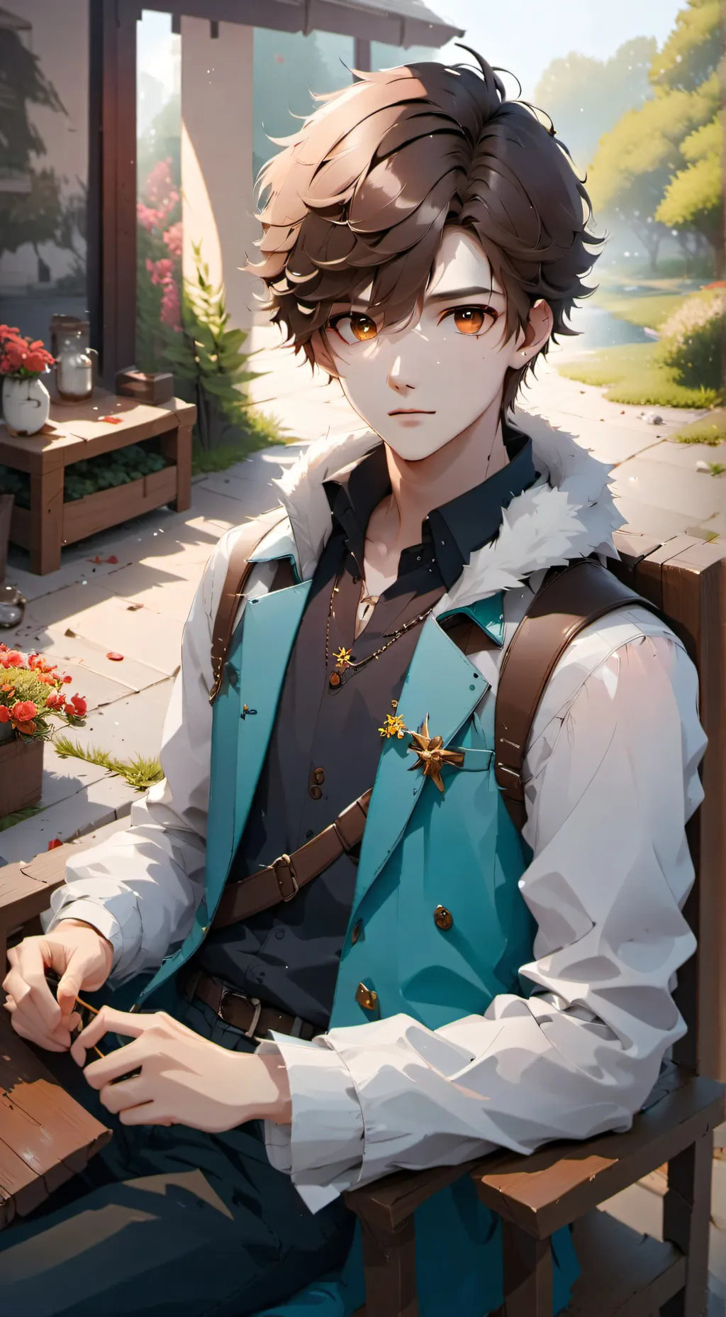 ai character: олешка v2 background