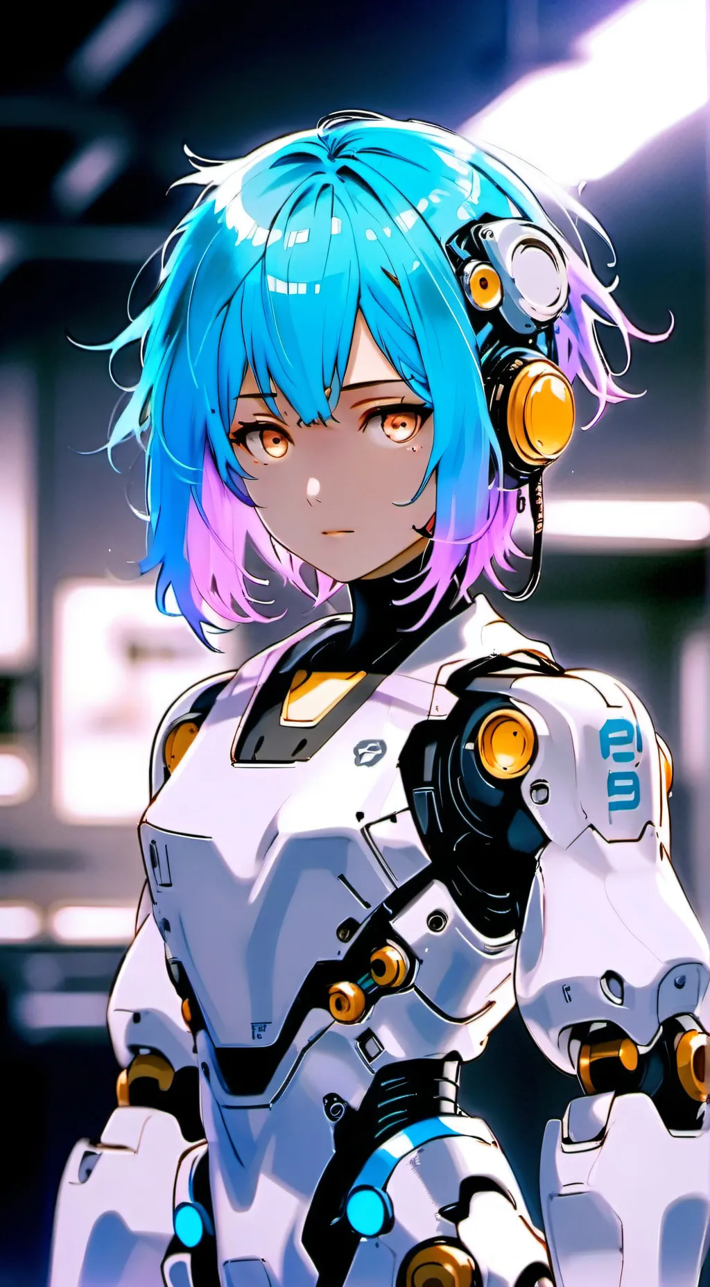 ai character: Lumin background