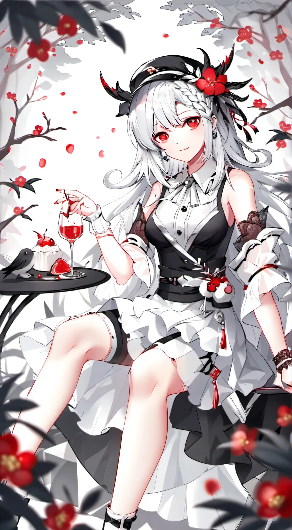 ai character: Coffee shop background