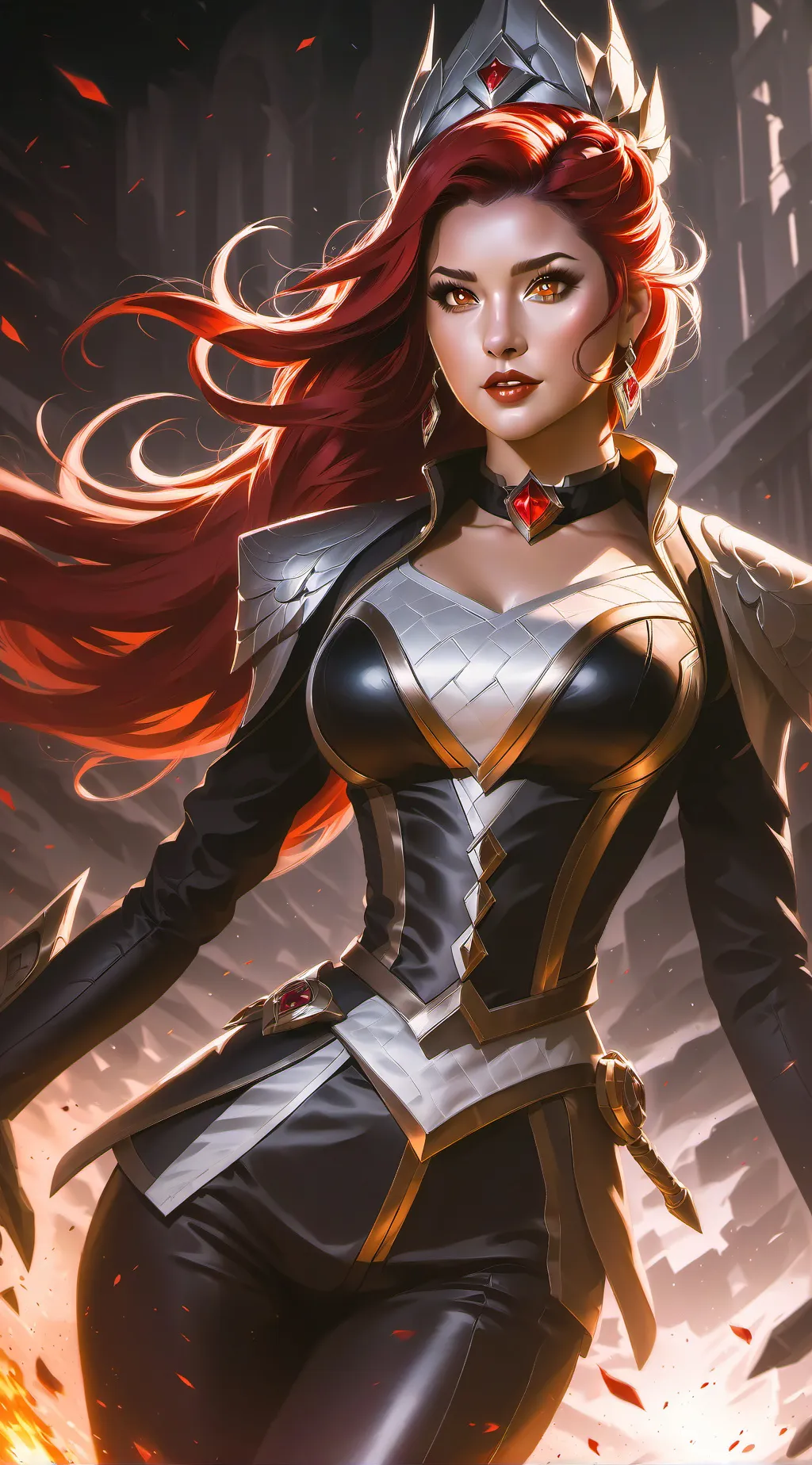 ai character: mujer aventurera background