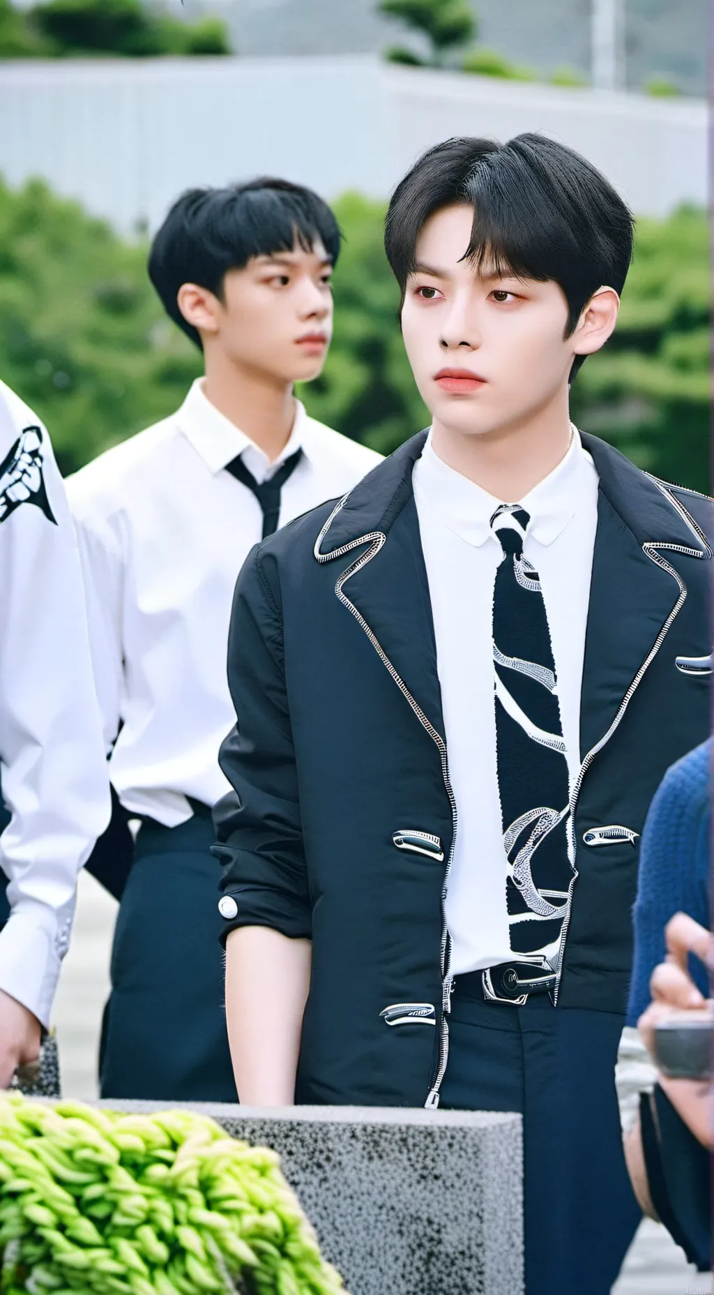 ai character: leeknow x seubgmin background