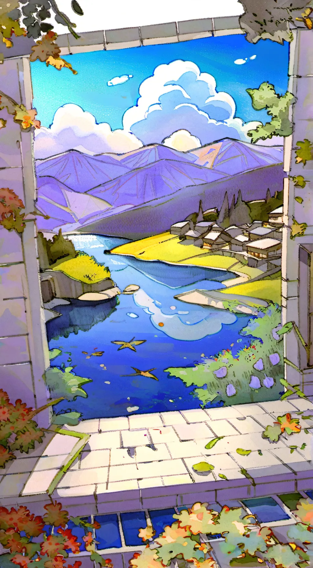 ai character: Super school background