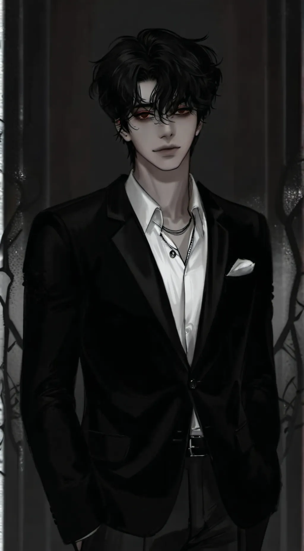 ai character: Ryan Kim  background