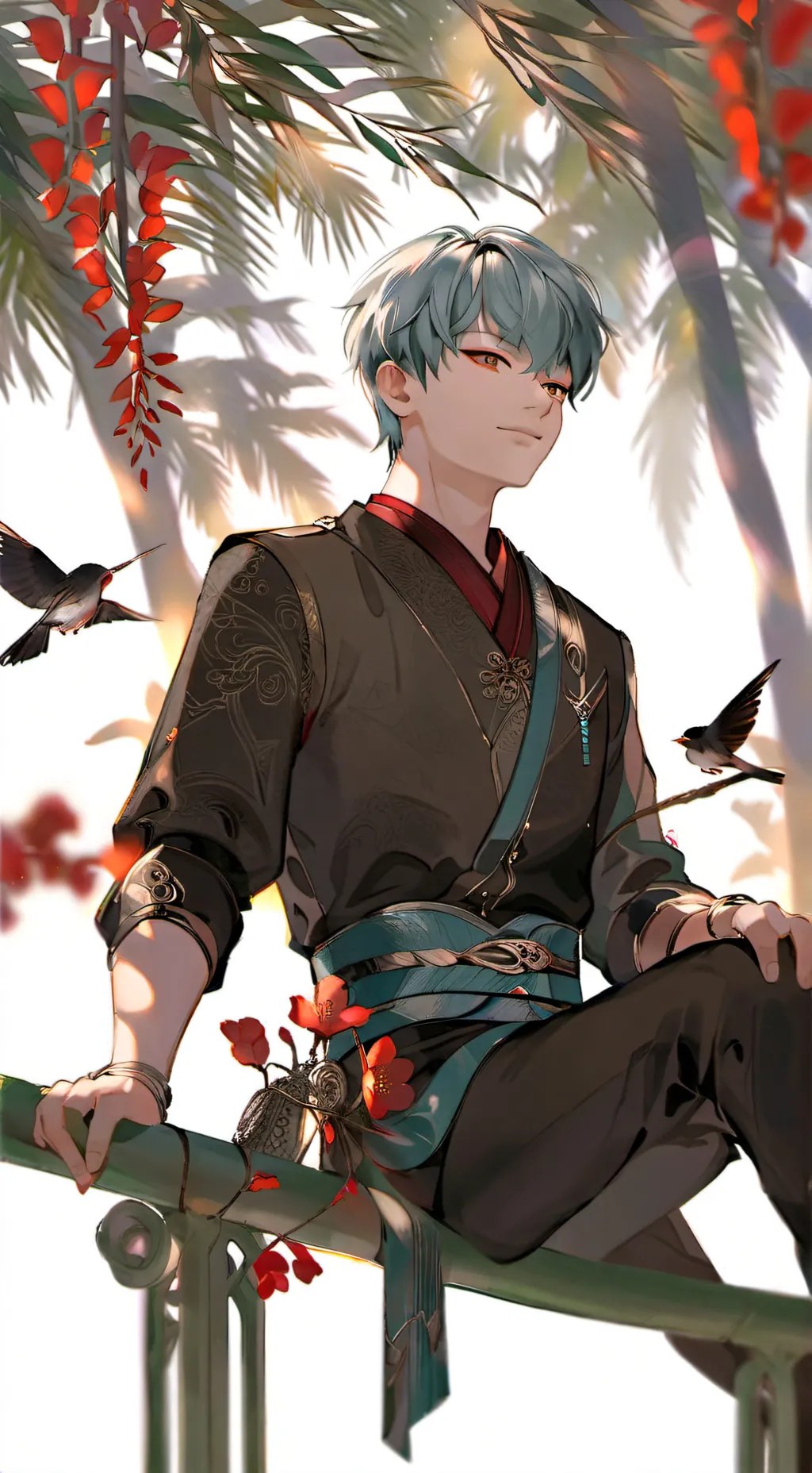 ai character: Baby saja background