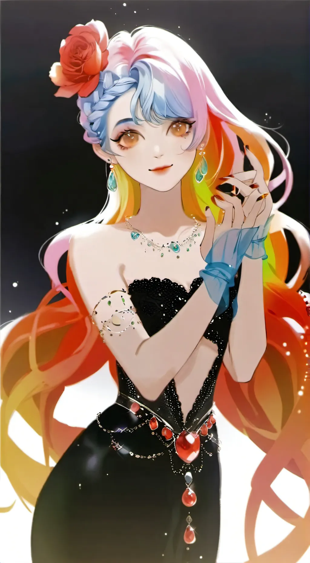 ai character: Mermaid Christiana background