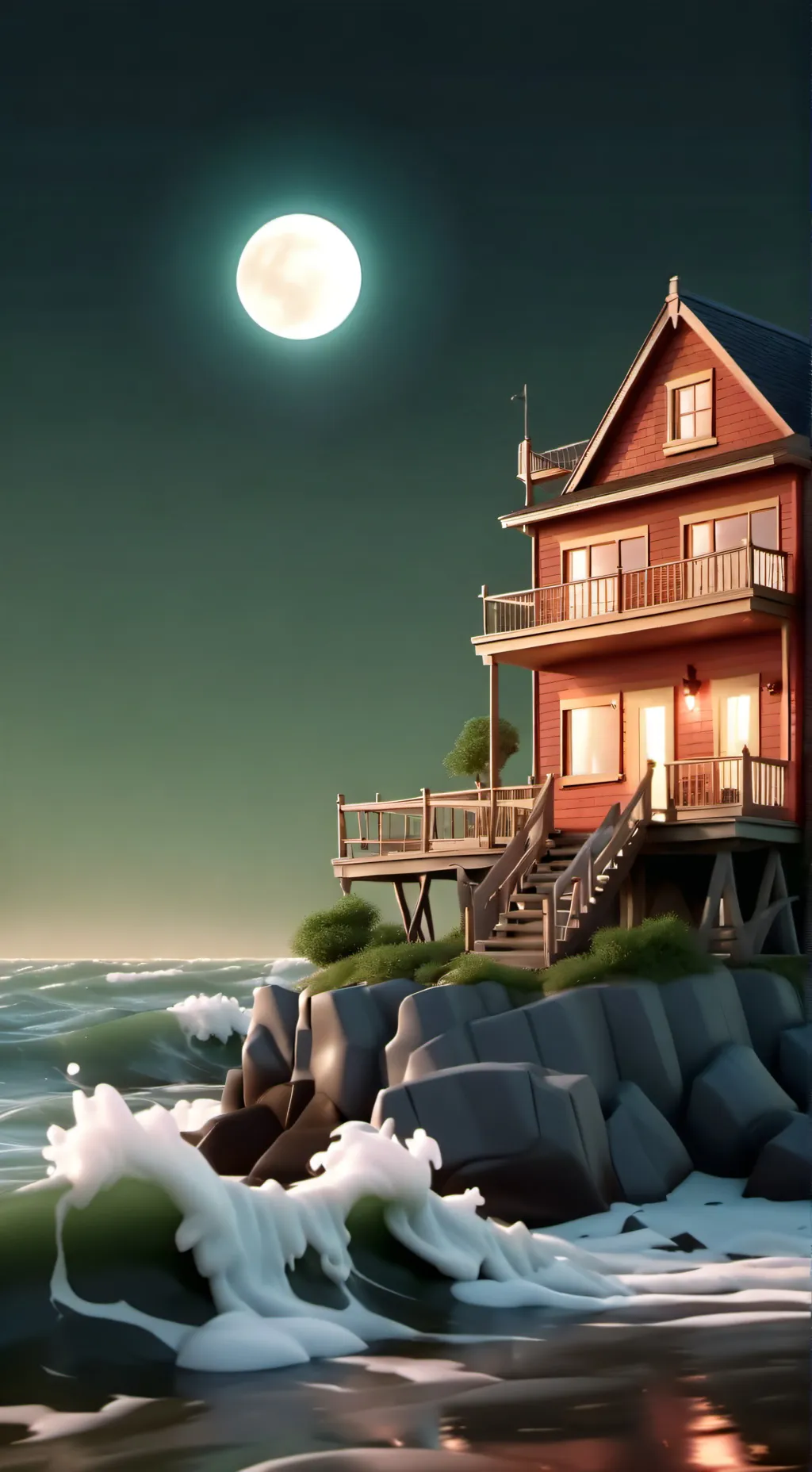 ai character: OBX againn background