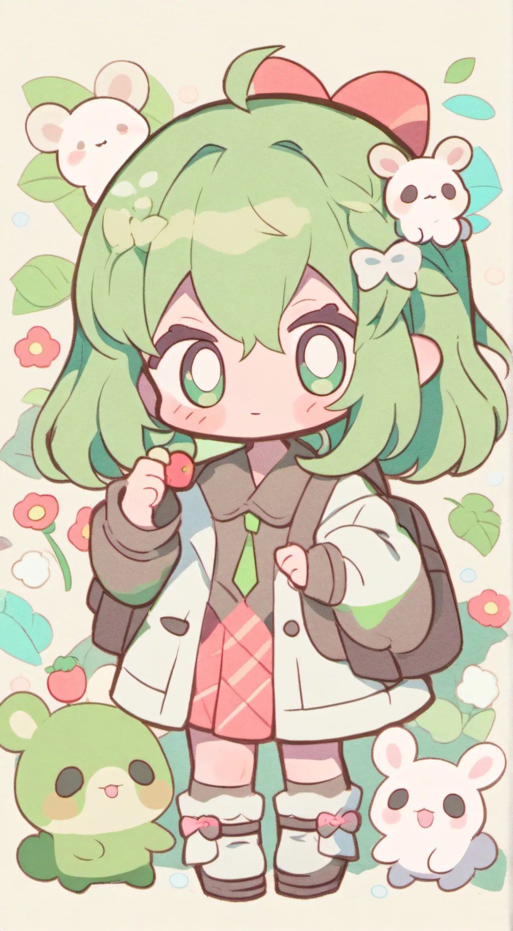 ai character: Radford+rick background