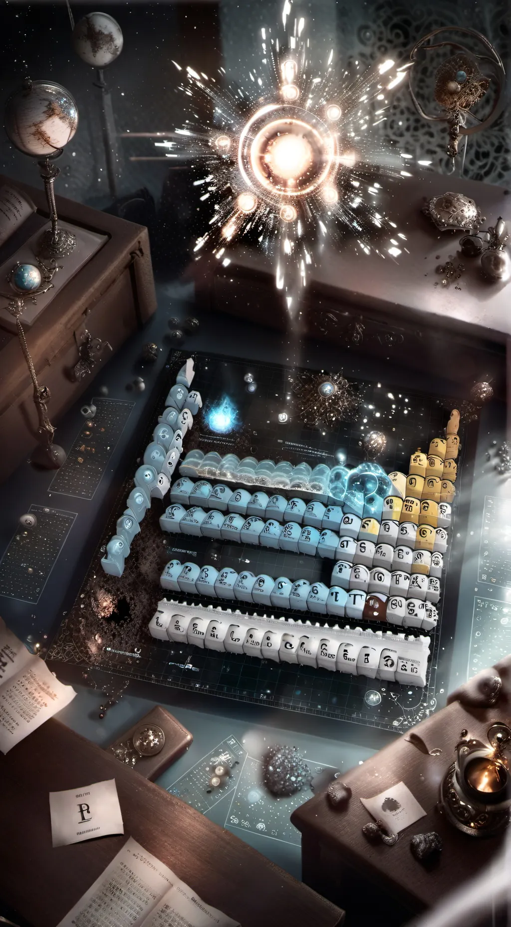 ai character: Chemicaly unhinged background