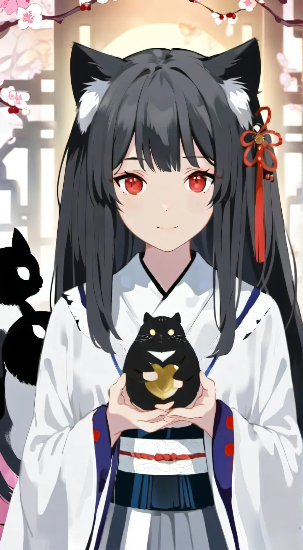 ai character: ▻Cat Girl ◅ background