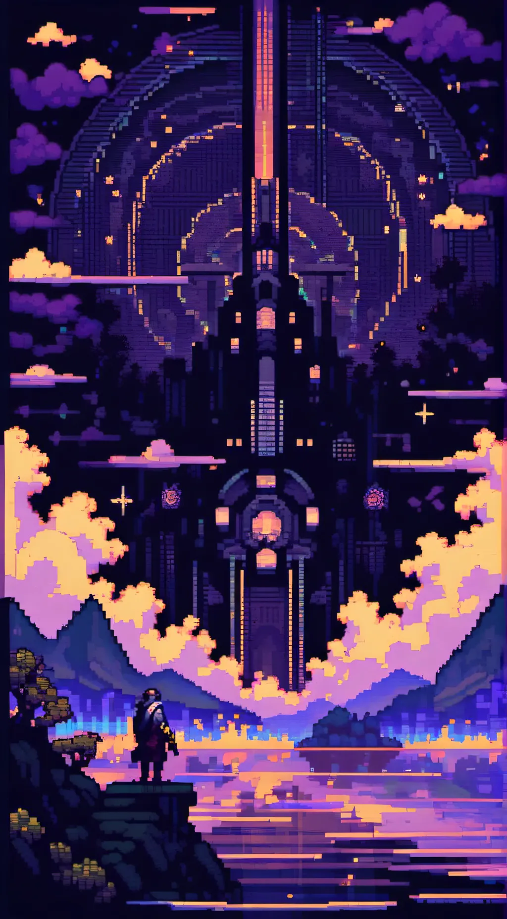 ai character: Purple guy background