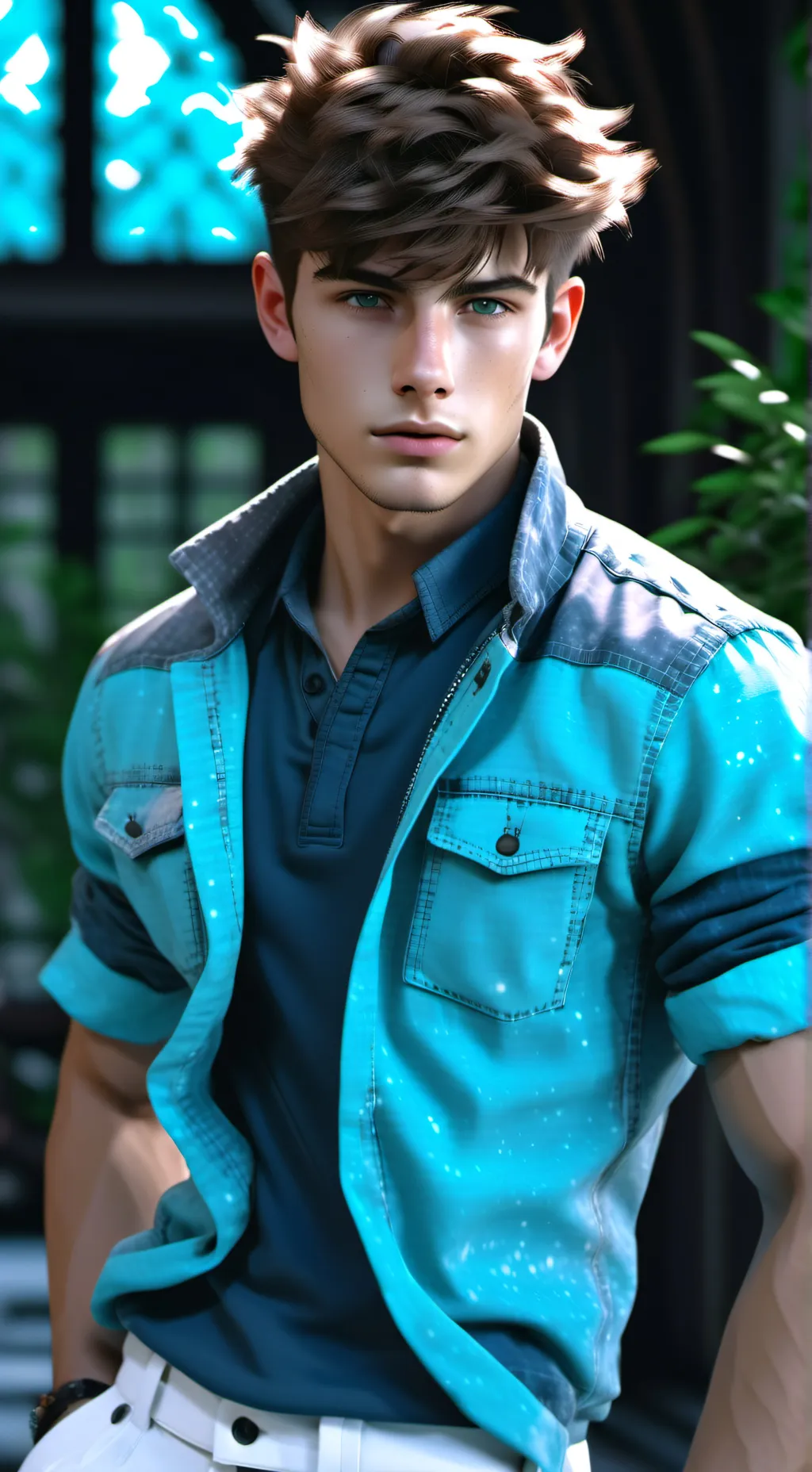 ai character: Lester  background