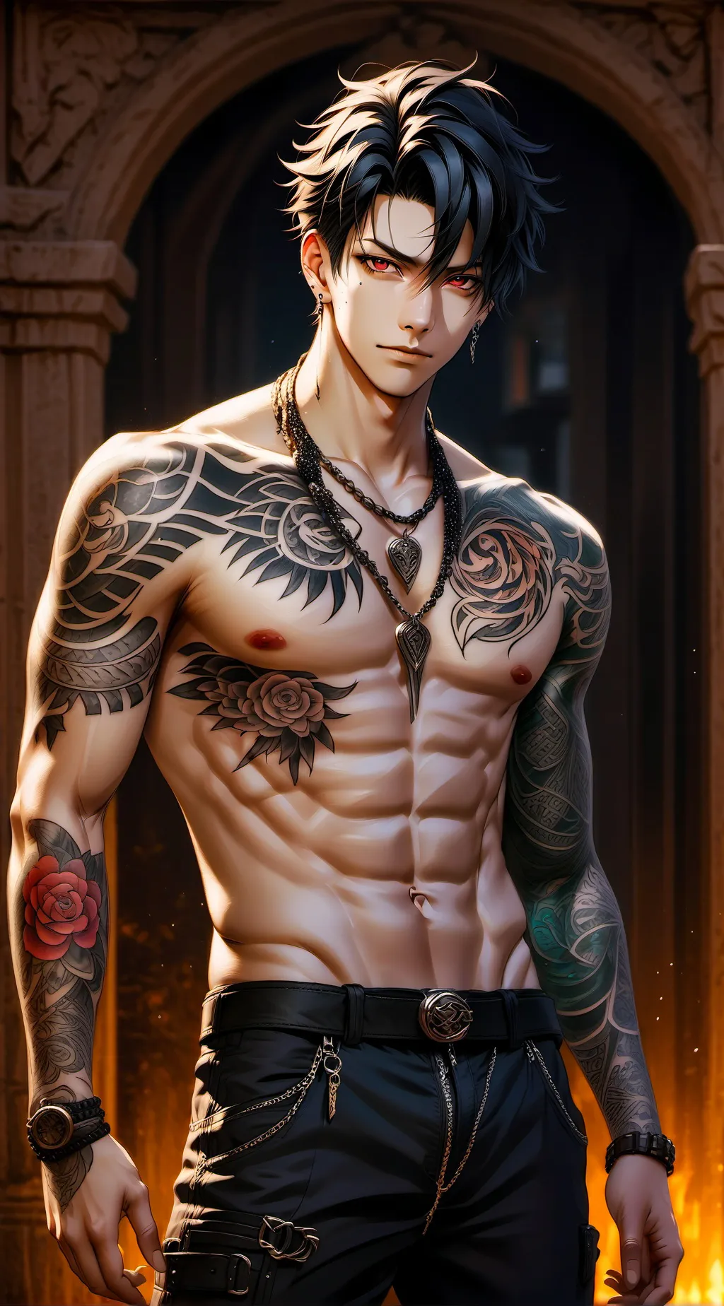 ai character: mariage forcé 💍🤍 background