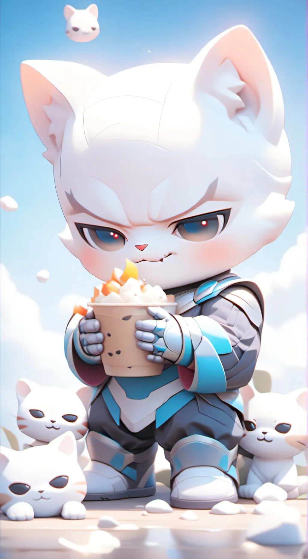 ai character: thanos  background