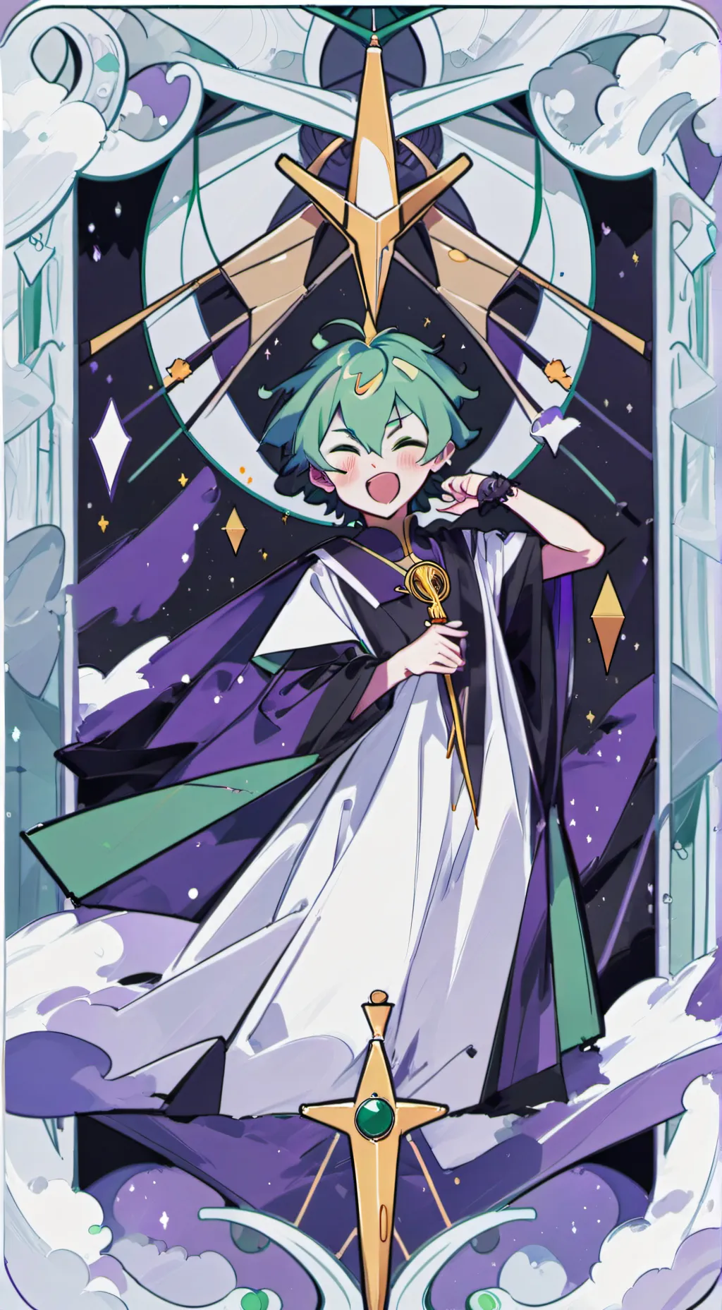 ai character: Deku background