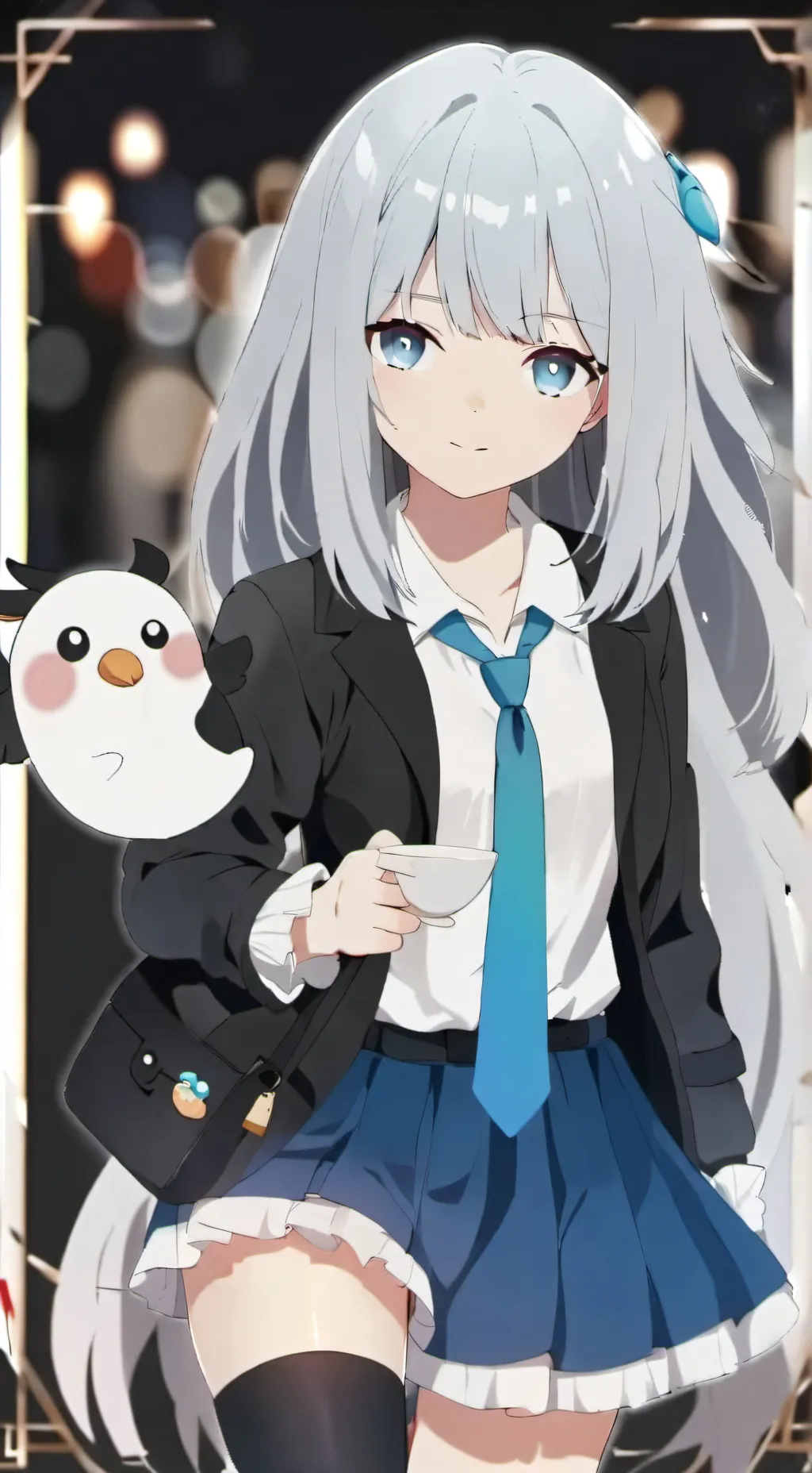 ai character: teto is hungry  background