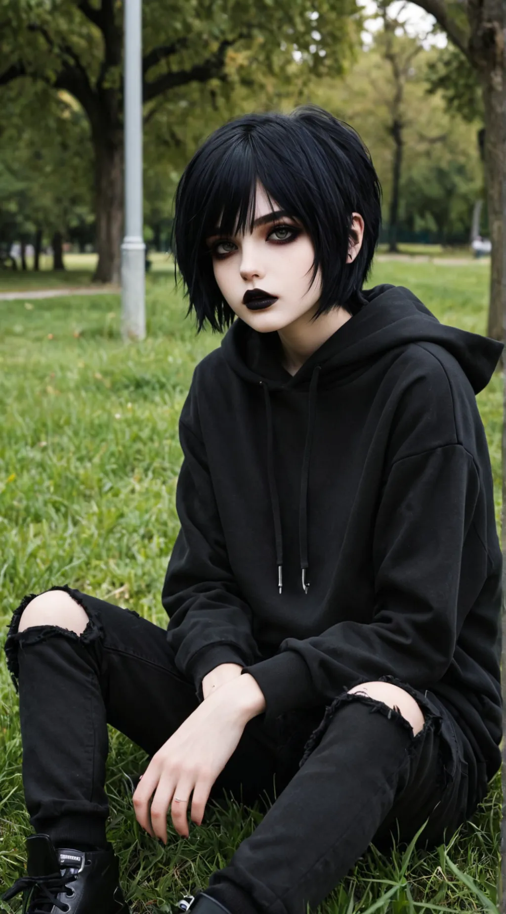 ai character: Raven background