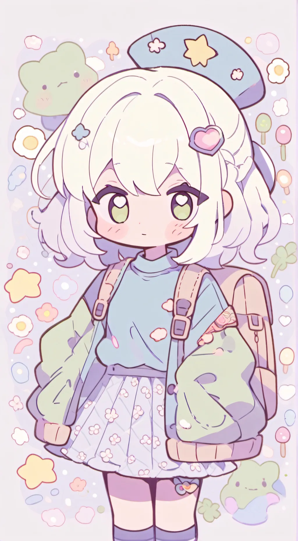 ai character: Changes  background