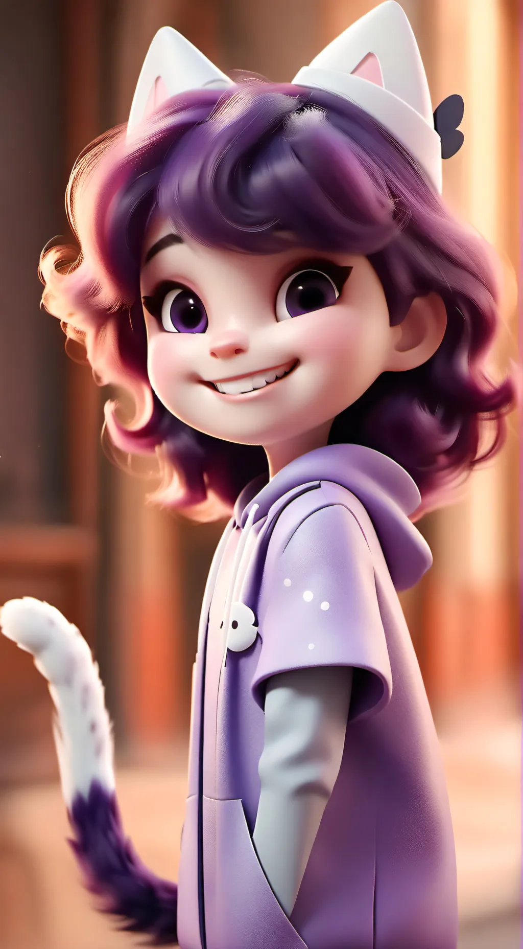 ai character: Smiling critters background