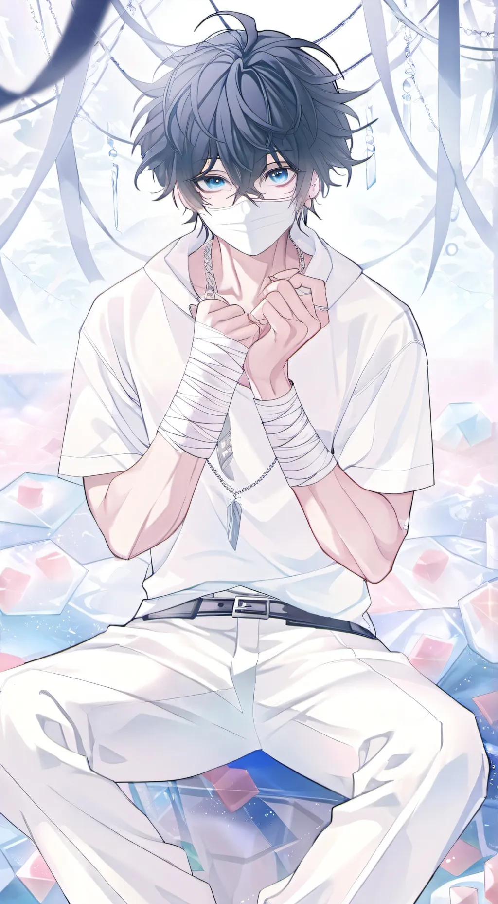 ai character: 🌧️evin~ background