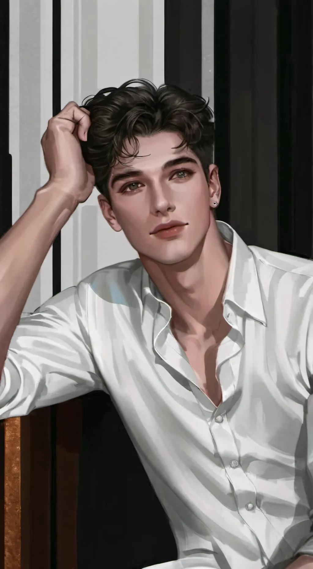 ai character: Александр background