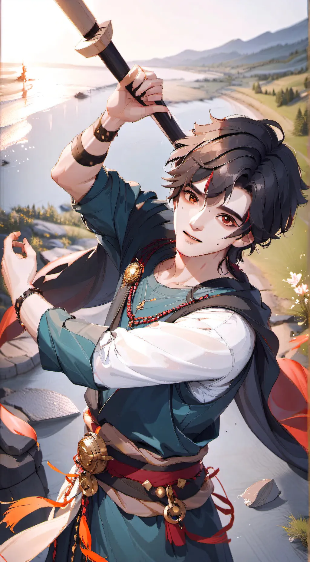 ai character: Telemachus 😍 background