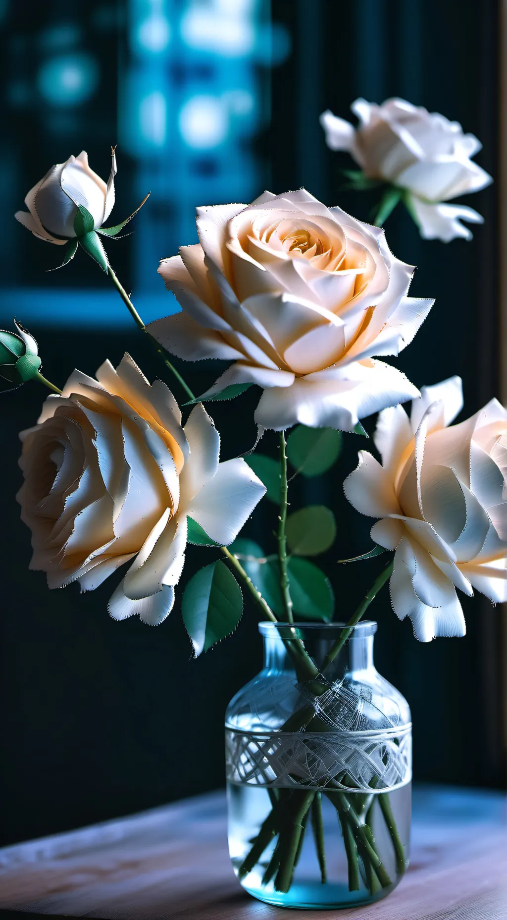 ai character: Aurora background