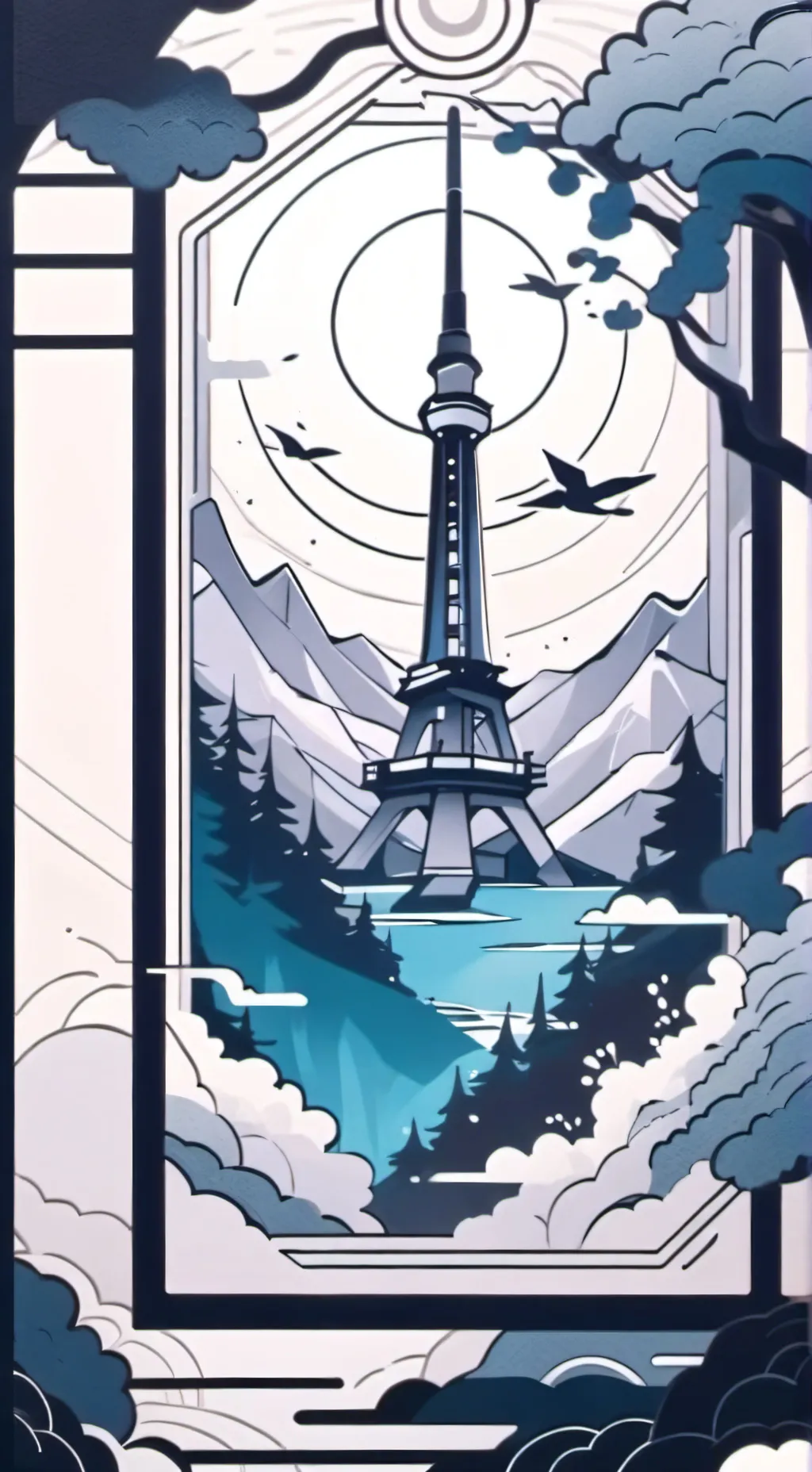 ai character: Kdm bad ending background