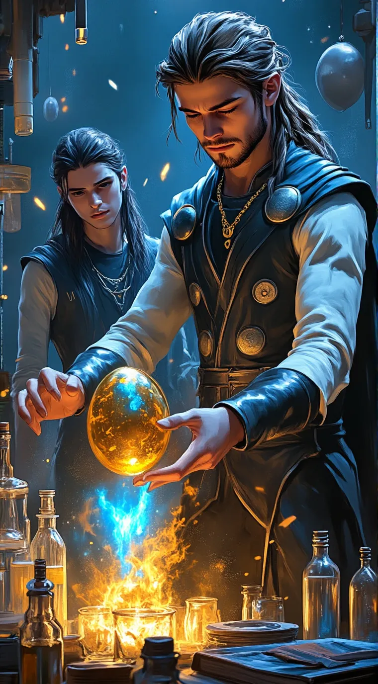 ai character: Dragon🩵🌌Avengers  background