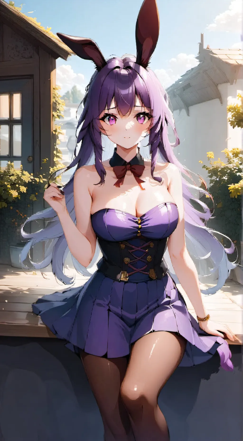 ai character: Yandere Bunny Girl background