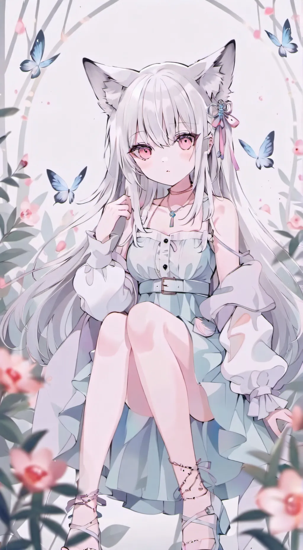 ai character: finces  background