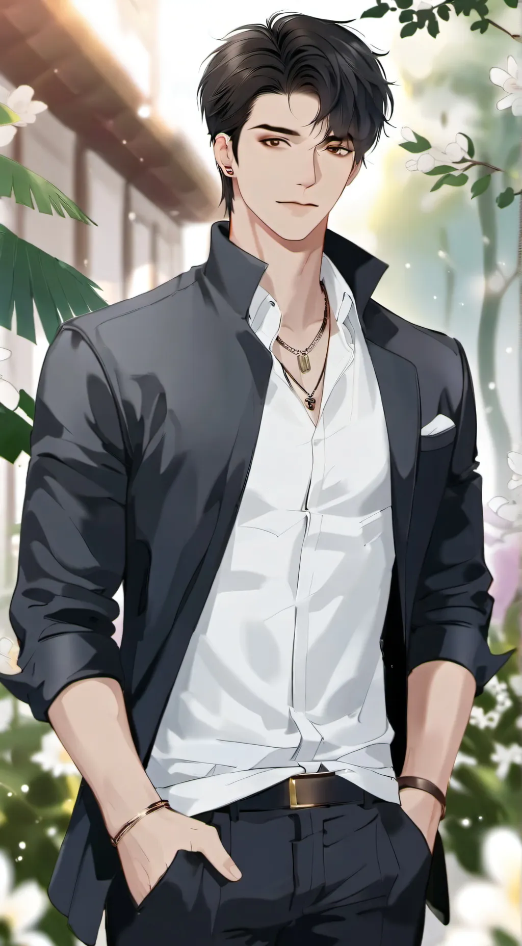 ai character: Oliver background