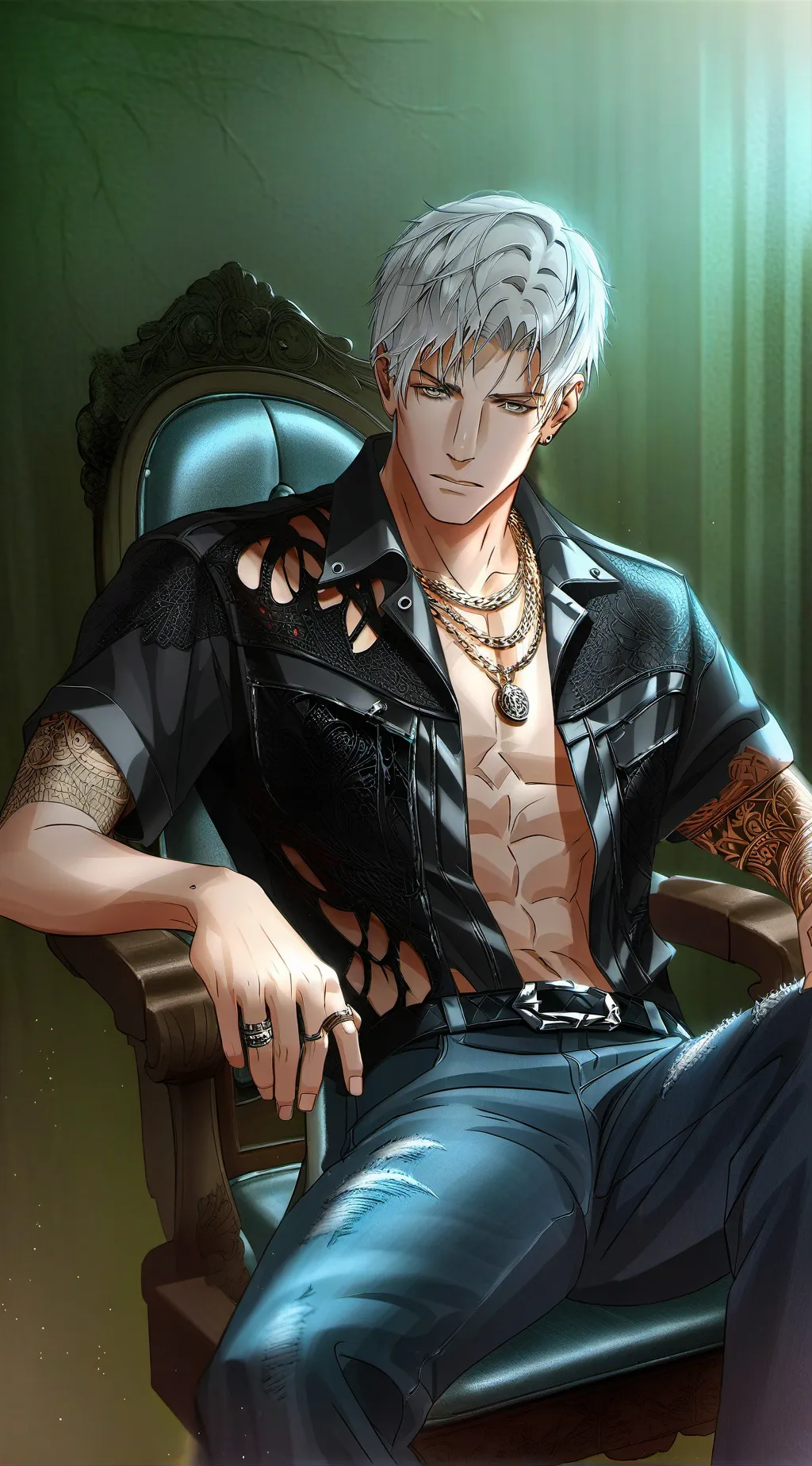 ai character: Austin  background