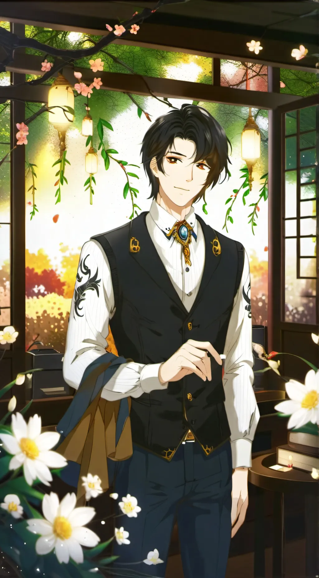 ai character: Leo background