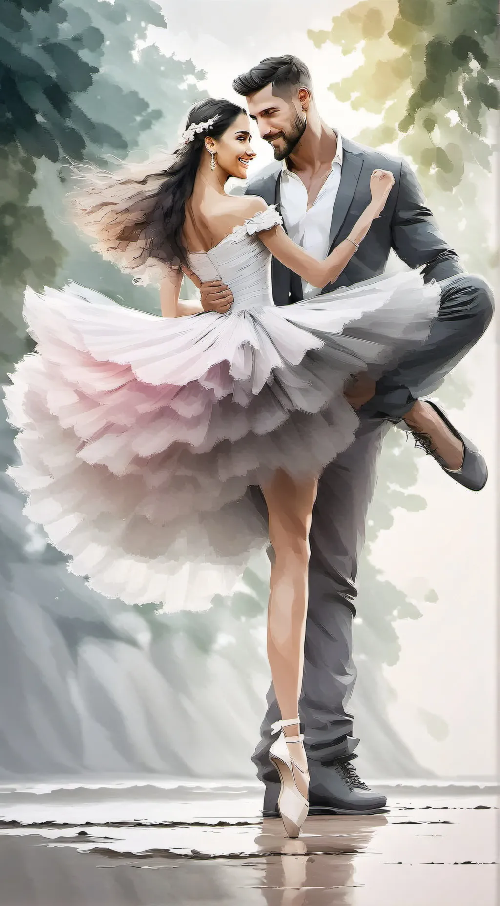 ai character: leon background