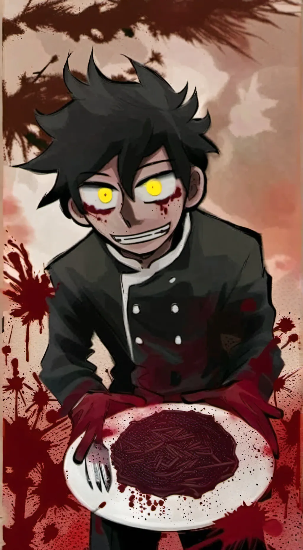 ai character: Vincent deadplate  background