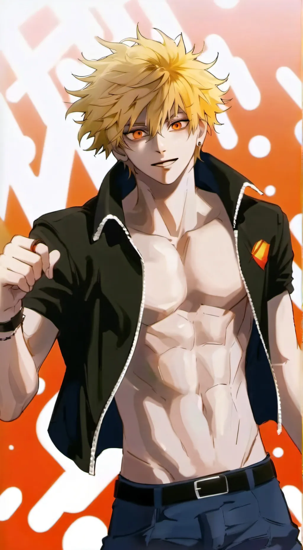 ai character: bakugo background
