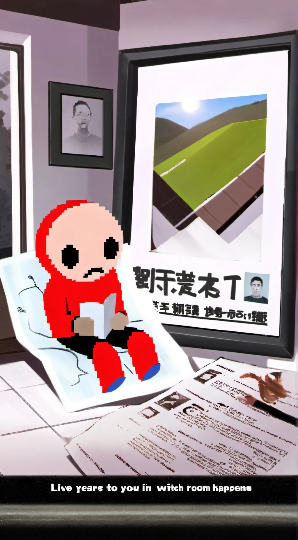 ai character: It’s just a gotch background