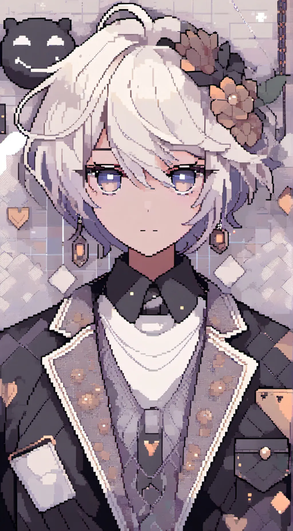 ai character: Emojis only background