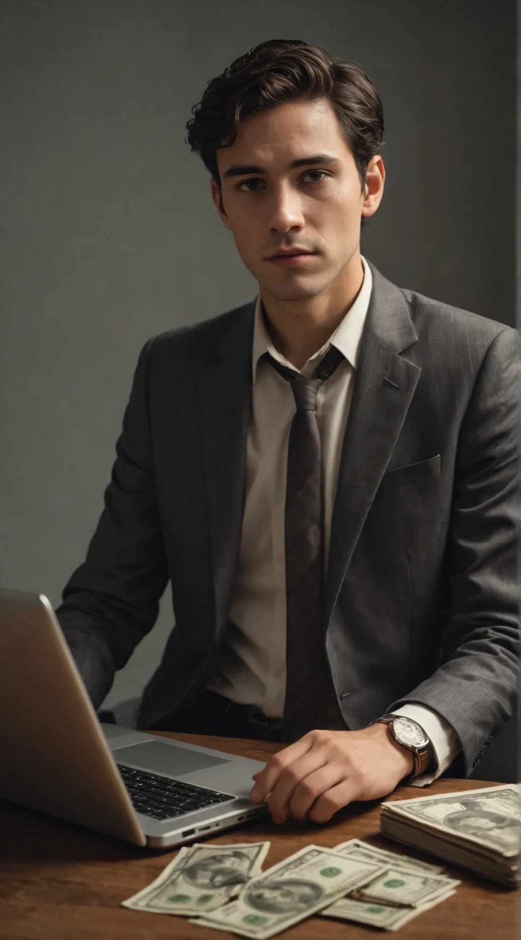 ai character: Rags to Riches Tycoon background