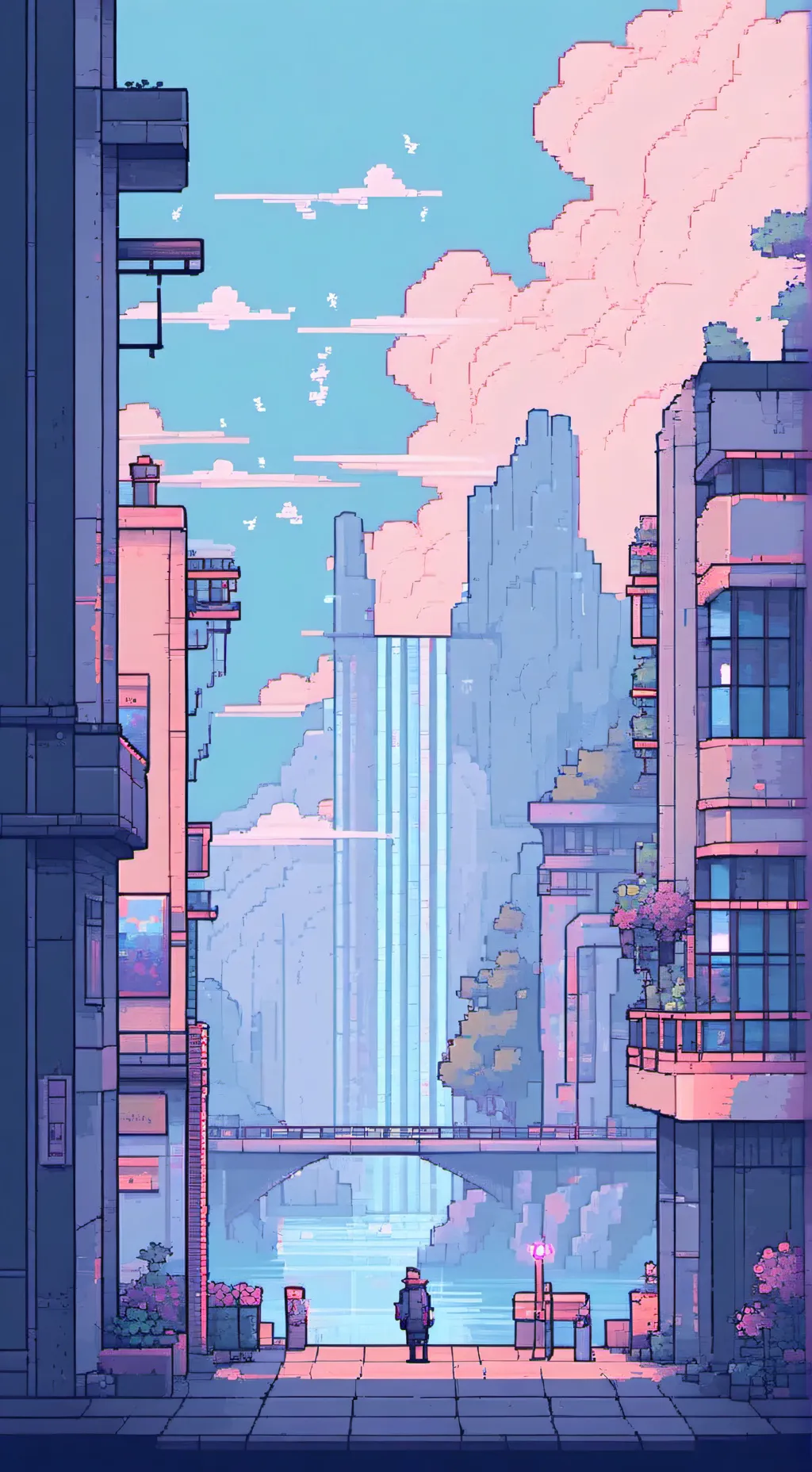 ai character: To ur goodbye  background