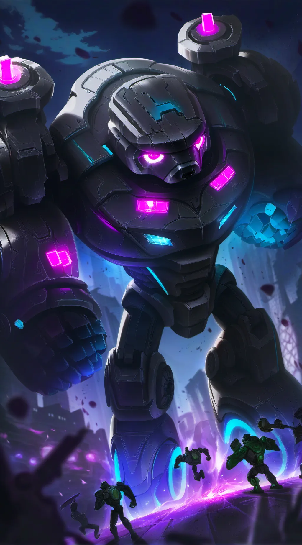 ai character: Commander Teddy background