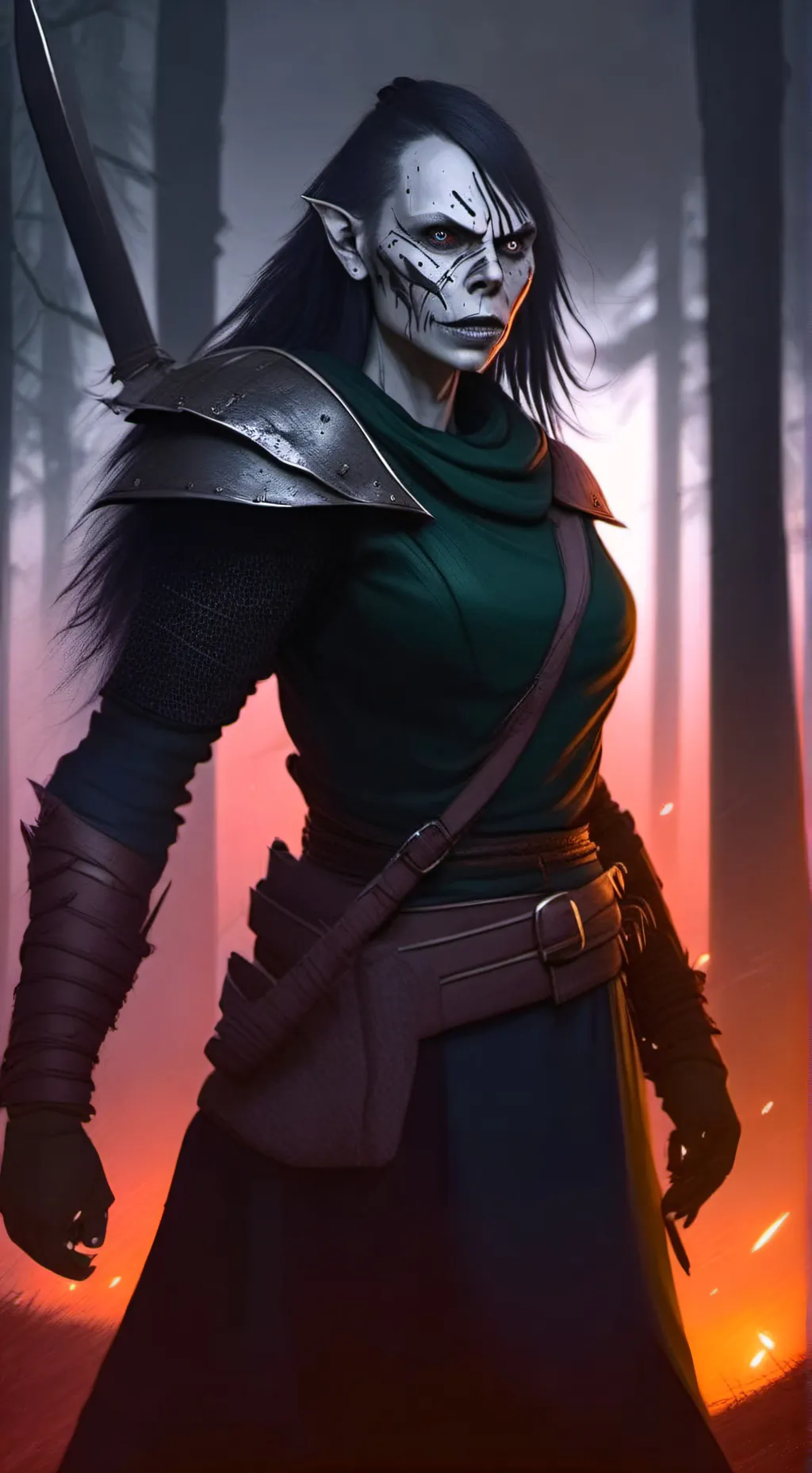 ai character: Gorushsha background