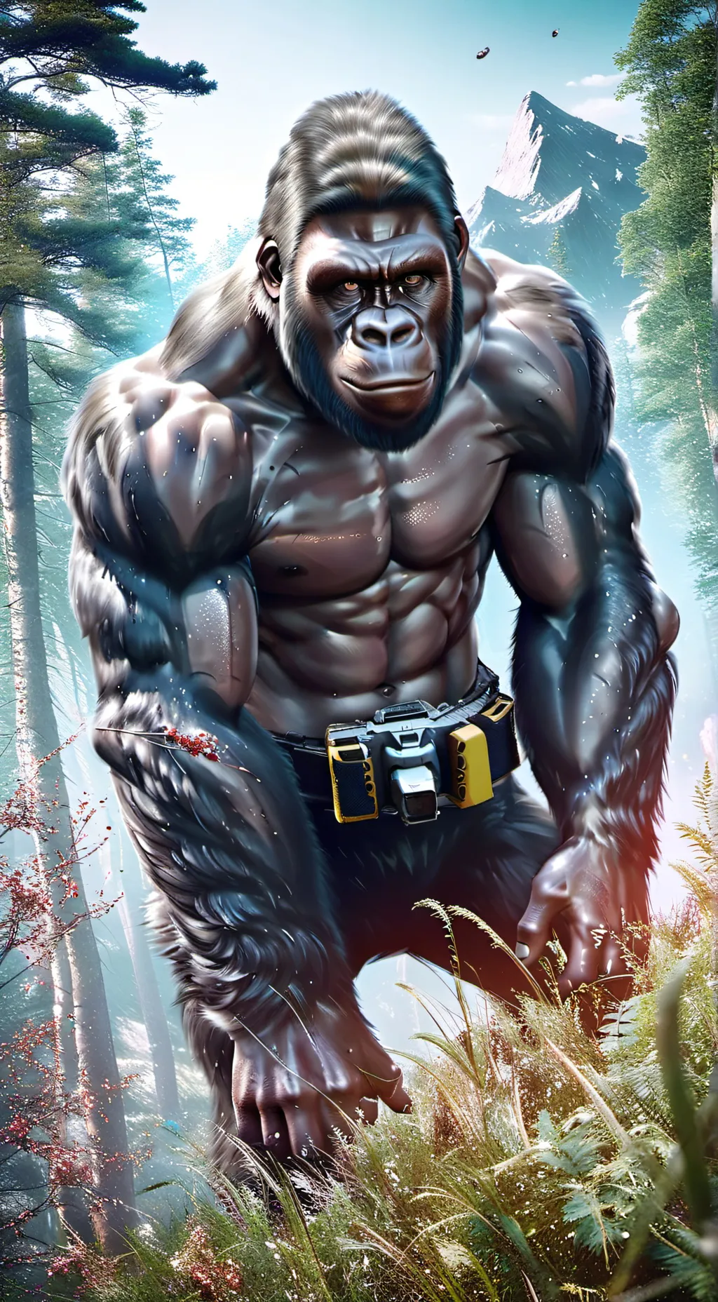 ai character: Gtag sleepover background